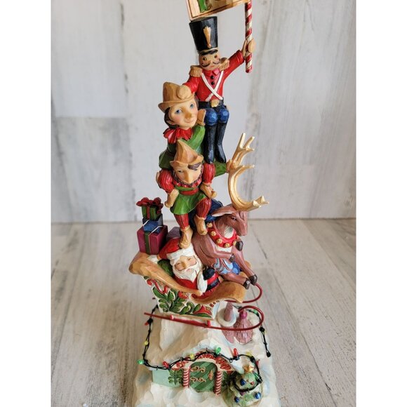 Jim shore 4060310 heaped with holiday cheer Xmas figure decor - Picture 4 of 10